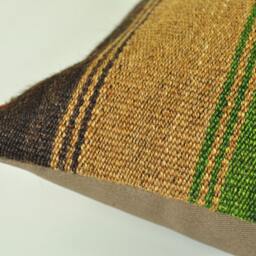 Handwoven Wool Kilim Pillow Cover - thumbnail 4