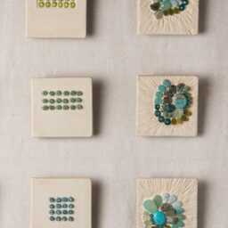 Mosaic Tile Wall Art Set Of 12 - 5 Inch Tiles - Beaches - thumbnail 4