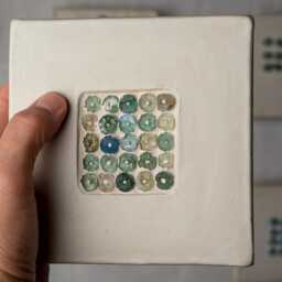 Mosaic Tile Wall Art Set Of 12 - 5 Inch Tiles - Beaches - thumbnail 2