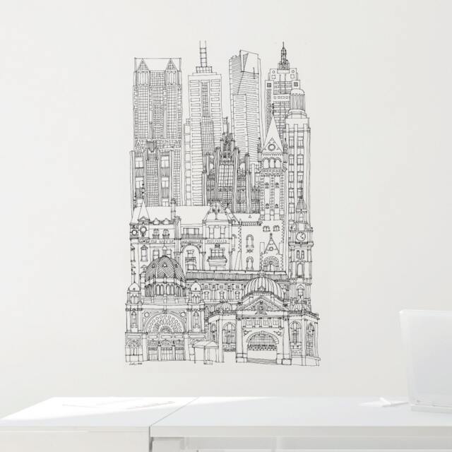 Melbourne Wall Sticker Decal - Illustration Stickers, Animals Decals, Home Decor, Art, Illustrations - image 1