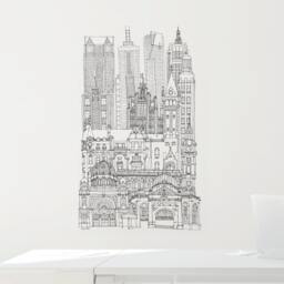 Melbourne Wall Sticker Decal - Illustration Stickers, Animals Decals, Home Decor, Art, Illustrations - thumbnail 1
