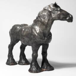 Windblown Clydesdale Sculpture Hand Cast Bronze Horse Art By Kindrie Grove - thumbnail 3