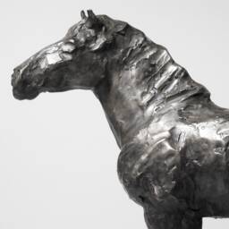 Windblown Clydesdale Sculpture Hand Cast Bronze Horse Art By Kindrie Grove - thumbnail 1