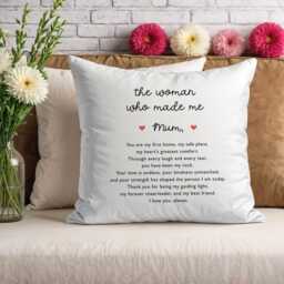 Cushion Gift For Mum Mother's Day Mum's Birthday Christmas Thank You Present Sentimental Home Decor Mummy Mama From Daughter Son - thumbnail 2