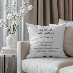 Cushion Gift For Mum Mother's Day Mum's Birthday Christmas Thank You Present Sentimental Home Decor Mummy Mama From Daughter Son - thumbnail 3