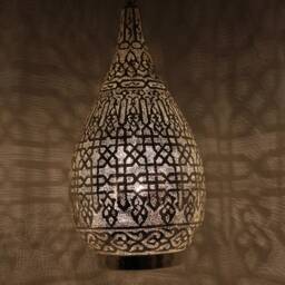 Handmade Oriental Brass Lamp, Moroccan Pendant Light, Hanging Gold Lampshade, Home Decor Lighting & Ceiling Light - thumbnail 2