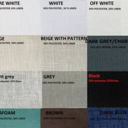 Extra Long Natural Linen Curtains Drapes Custom Made 10 12 13 15 16 17 18 20, 24 Feet Gray, White, Ivory, Beige 2 Story Free Swatch Ikiriska - thumbnail 2