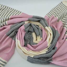 "Black & Violet Color Towel, Handmade Towel, Bath Towel, Turkish Towel, 40""x70" - thumbnail 4