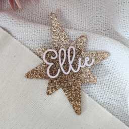 Personalized Star Bauble - Custom Christmas Ornament, Acrylic, Engraved Holiday Decoration - thumbnail 3