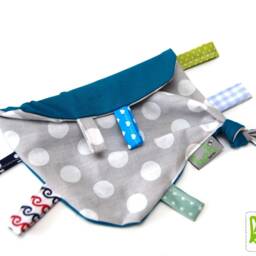 Cuddly Blanket, Comfort Cuddly Blanket For Babies, Girls Or Boys With Dots - thumbnail 4