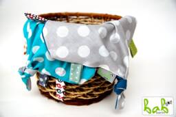 Cuddly Blanket, Comfort Cuddly Blanket For Babies, Girls Or Boys With Dots
