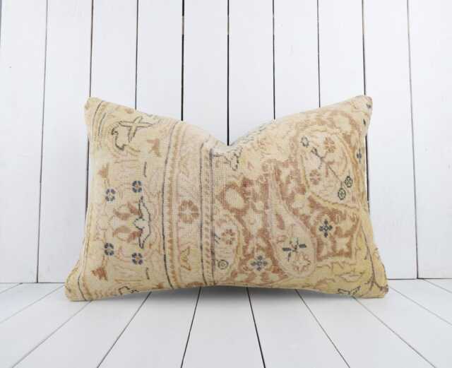 16x24 Vintage Turkish Kilim Pillow Cover Handmade Decorative Cushion - image 1