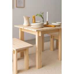 Solid Wood Dining Table, Handmade - Pals - thumbnail 3