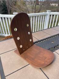 Snowboard Wine Rack - Hand Painted Faux Wood Grain - thumbnail 4