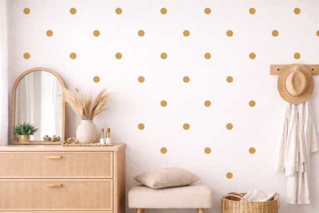 Polka Dot Wall Decals, Confetti Decor, Peel & Stick Dots, Nursery Removable Stickers, Accent Decor - image 1