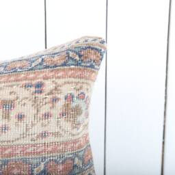 Vintage Turkish Kilim Lumbar Pillow Cover 12x24 Inch, Handmade - thumbnail 3