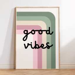 Childrens Affirmation Wall Art - Kids Bedroom Poster Set Of 3 Positive Quotes Pink Green Playroom Nursery Print Girls Room Decor - thumbnail 2