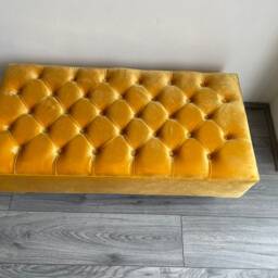 Handmade Chesterfield Traditional Footstool Coffee Table Footrest - thumbnail 2