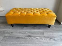 Handmade Chesterfield Traditional Footstool Coffee Table Footrest