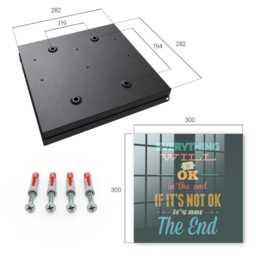 Positive Message Key Cabinet For Home, Turquoise Industrial Box, Typographic Texts, Lovers Of Messages - thumbnail 4