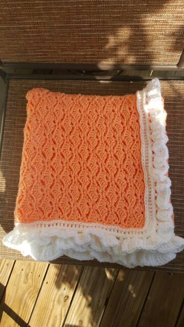 Peaches & Cream Adelia Baby Blanket - image 1