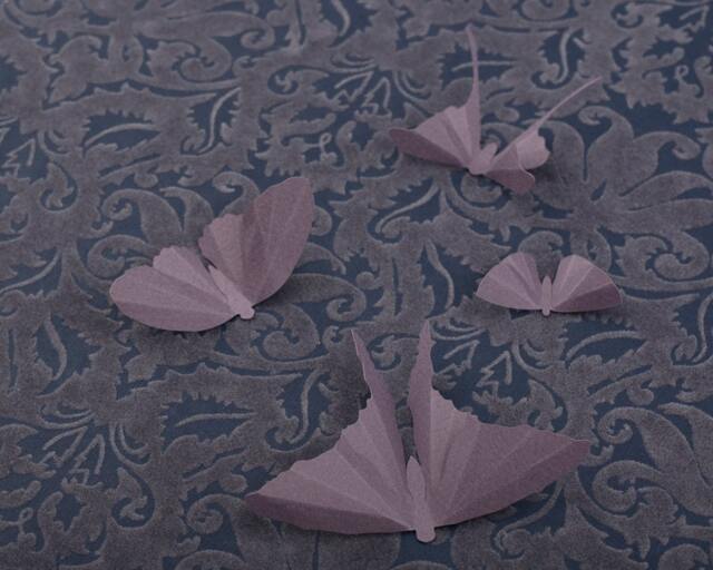 3D Wall Butterflies Lavender Dusk Butterfly Silhouettes For Home Art Decor, Nursery, Children's Room - image 1