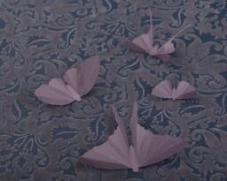 3D Wall Butterflies Lavender Dusk Butterfly Silhouettes For Home Art Decor, Nursery, Children's Room - thumbnail 1