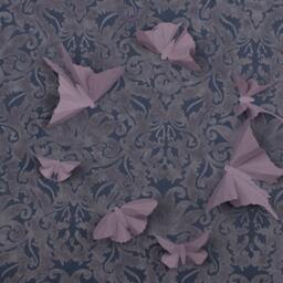 3D Wall Butterflies Lavender Dusk Butterfly Silhouettes For Home Art Decor, Nursery, Children's Room - thumbnail 2