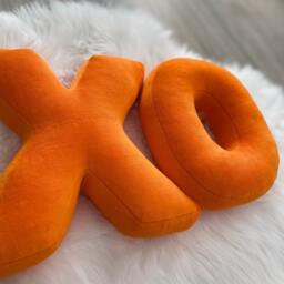 Velour Cotton Letter Pillow Custom Decorative Cushion - thumbnail 2