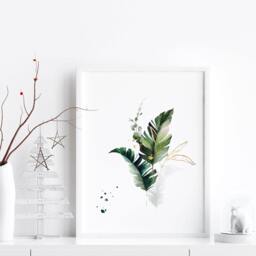 Botanical Illustration Set X 3 Prints, Home Decor, Wall Hanging, Office Decor, Living Room Wall Art Prints, Print - thumbnail 2