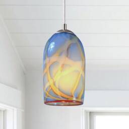 Pollock Blue Pendant Light - thumbnail 2