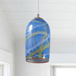 Pollock Blue Pendant Light