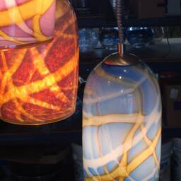Pollock Blue Pendant Light - thumbnail 3