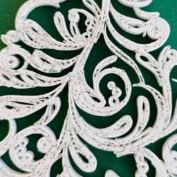 Quilled Christmas Tree/Ornament Paper Quilling Paper Ornament Handmade Decor Eco Friendly Gift - thumbnail 3