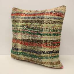 Throw Kilim Pillow Case 20x20 in 50x50 cm Turkish Cushion Art Deco Cover Sofa Home Decor 4Ef-424 - thumbnail 3