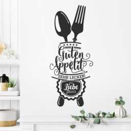 Wall Sticker Bon Appetit For Kitchen Dining Room Cafe Wall Decal Mural Decoration W503