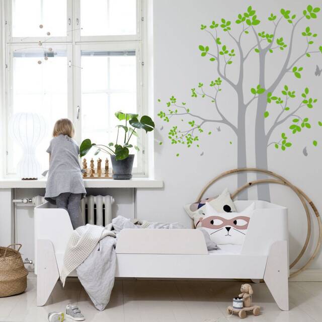 Large Tree Wall Decal For Nursery, Big Vinyl Kids Room Decor, Stickers - image 1