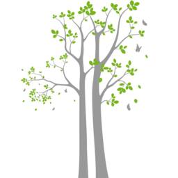 Large Tree Wall Decal For Nursery, Big Vinyl Kids Room Decor, Stickers - thumbnail 2