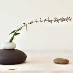 Handmade Neriage Pottery Vase Stacked Stone Zen Decor, Sculptural Statement Small Bud Vases - thumbnail 3