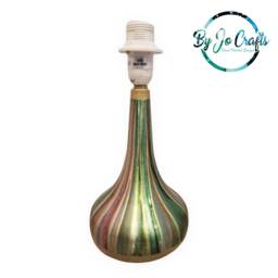 Hand Painted Touch Table Lamp Sage Green Home Decor - thumbnail 3