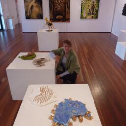 Terracotta Australia Wall Sculpture, Political Art Decor - thumbnail 3