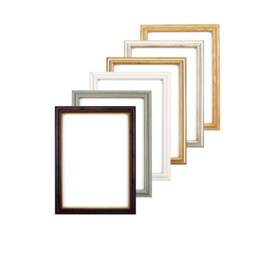 Elegant Watercolour Picture Frame, Gold Silver Walnut Oak Cream - thumbnail 2