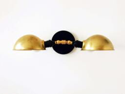 Double Industrial Wall Light Brass Shade Sconce Gold Black Lighting Adjustable Lamp Bathroom Restaurant Lights Store