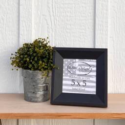 Handmade Solid Wood 5x5 Haven Collection - Picture Frame Usa Made Home Decor - thumbnail 1