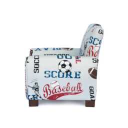 Personalized Child's Upholstered Rocking Chair/Chair - Sports - thumbnail 4