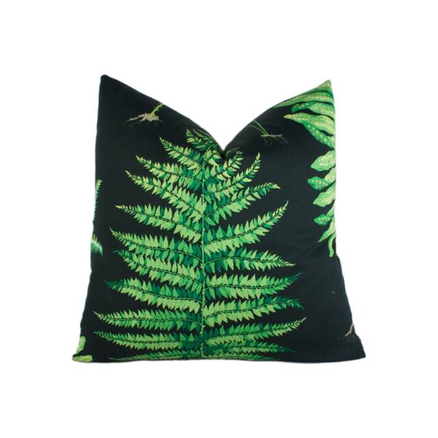 Sanderson - Fernery Botanical Green/Charcoal Stunning Designer Cushion Cover Home D??cor Throw Pillow - image 1
