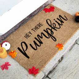 Hey There Pumpkin - Seasonal Welcome Doormat Autumn Mat Fall Decor Home Housewarming Gift Halloween - thumbnail 2
