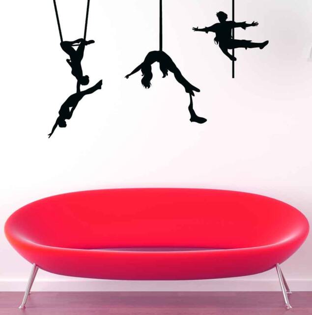 Trapeze Artist, Circus Wall Decal, Cirque Du Soleil, Carnival Decorations, Aerial Silks Decor - image 1