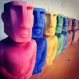 Moai Candle/East Island/Figure/Sculpture/Candle 3D/Scented/Gift/Home Decor/Art Design/Design Candle/Fashionable Candle/Dog/Art/Deco/Unique/ - thumbnail 3