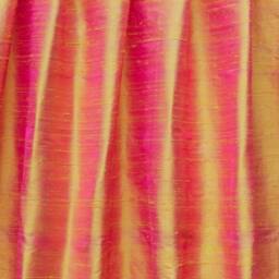 Gold & Pink 100% Pure Silk Dupioni Curtain Panels - Rod Pocket, Grommet, Box Pleat, Three Pinch Tab Top & Plain Ring Top - thumbnail 3